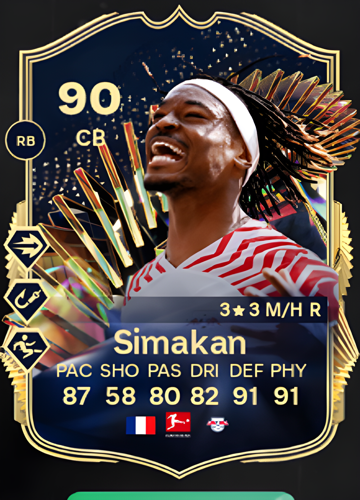 Score Big In FC 24 Unlocking Mohamed Simakan S Elite TOTS Card